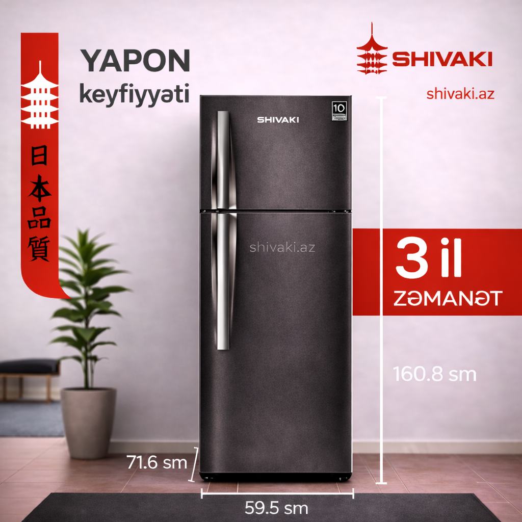 Soyuducu Shivaki HD395RN nofrost
