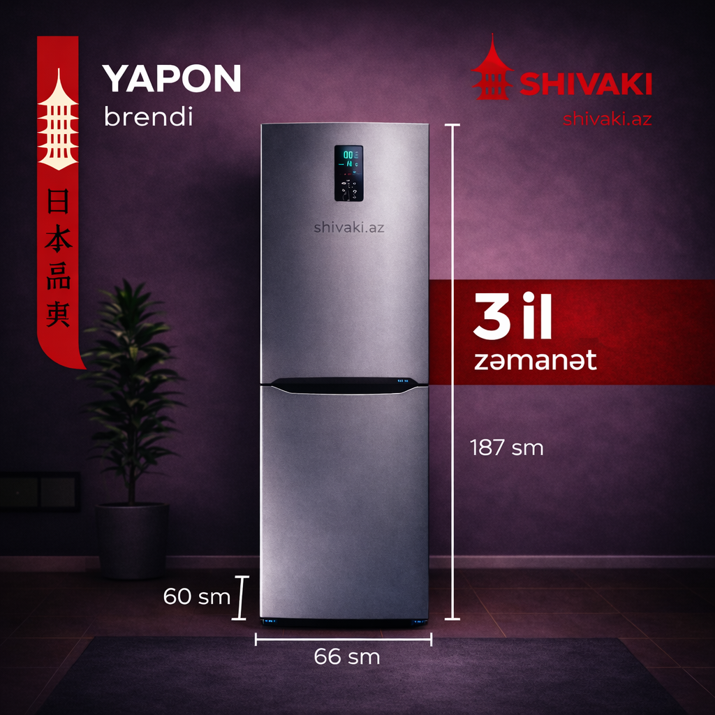 Soyuducu Shivaki HD430 RWENE nofrost