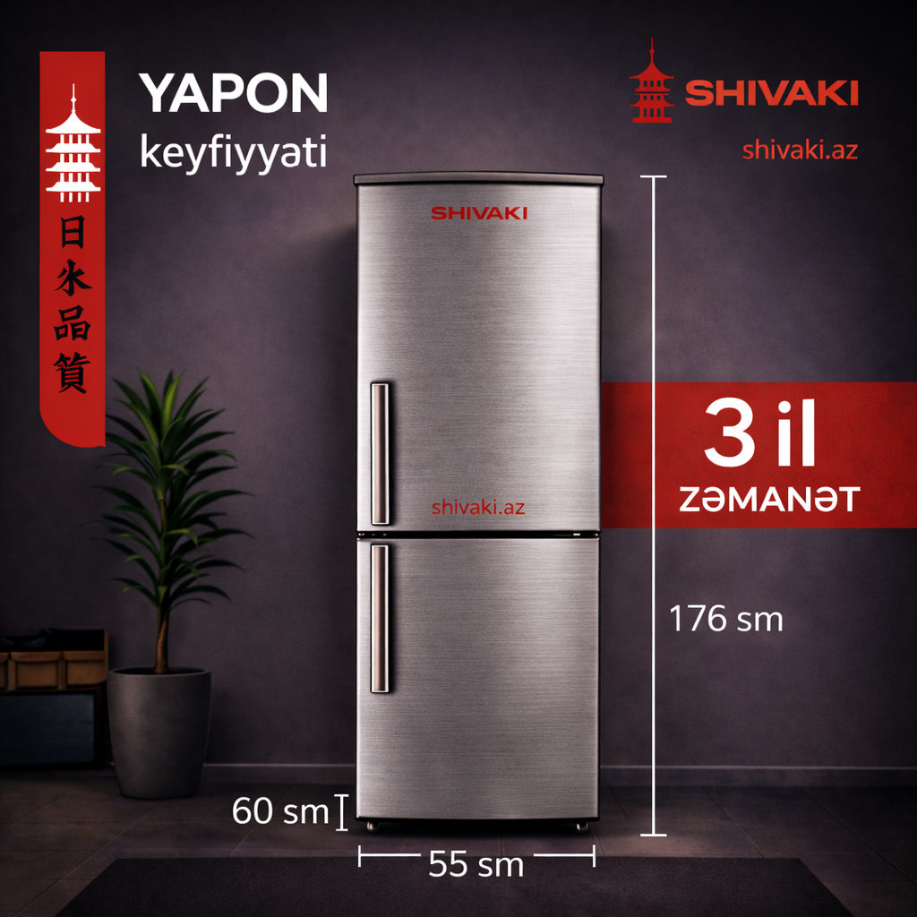 Soyuducu Shivaki HD 345RN Inox