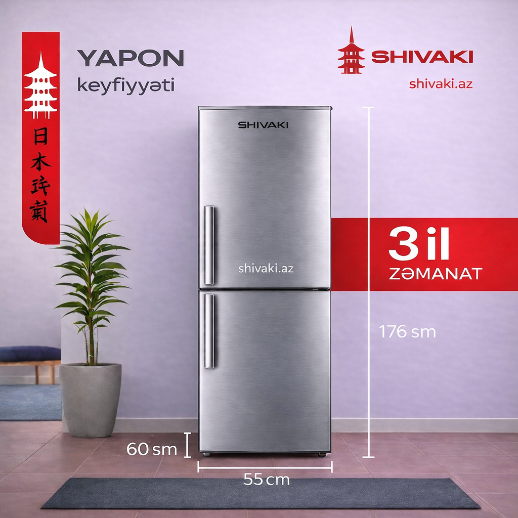 Soyuducu Shivaki HD345RN grey