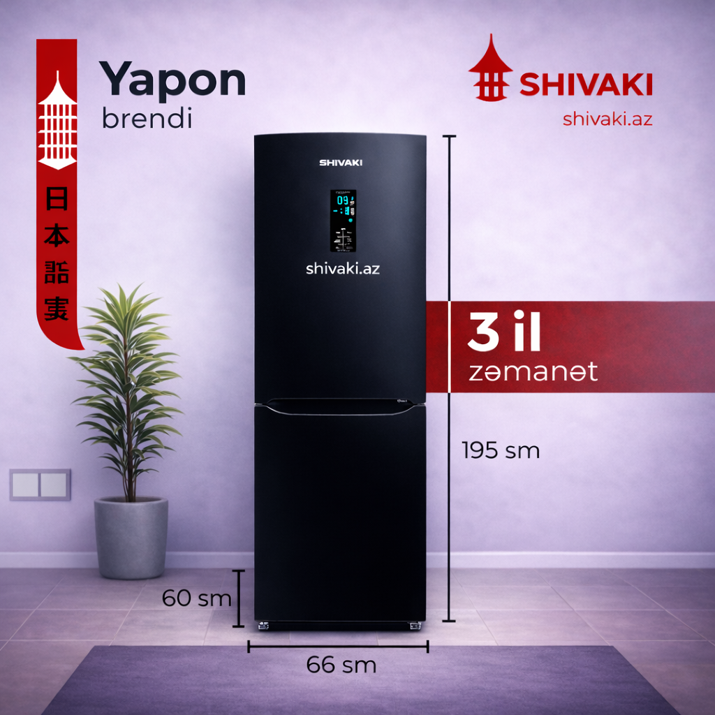 Soyuducu Shivaki HD455-RWENE Black