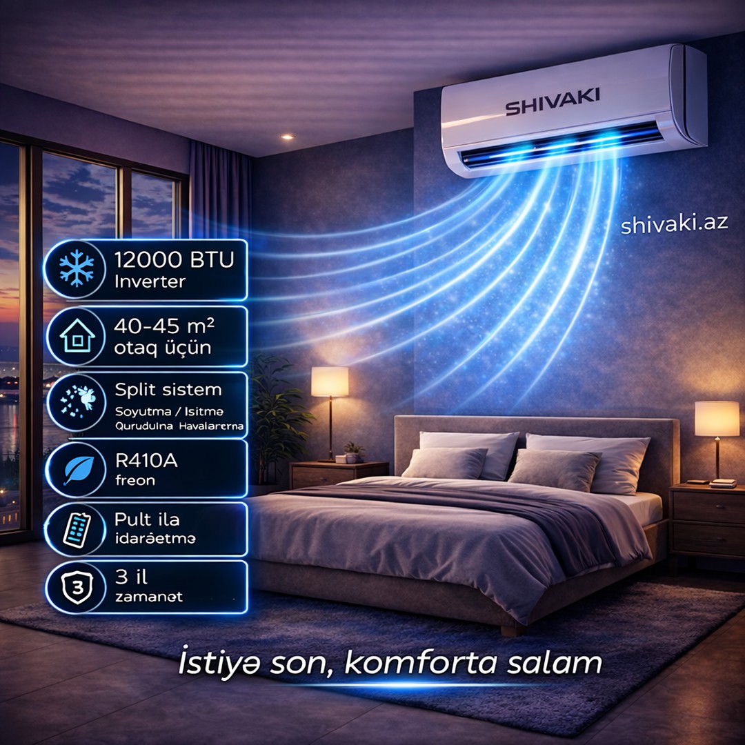 SHIVAKI 12000 BTU (40-45 KV) INVERTER