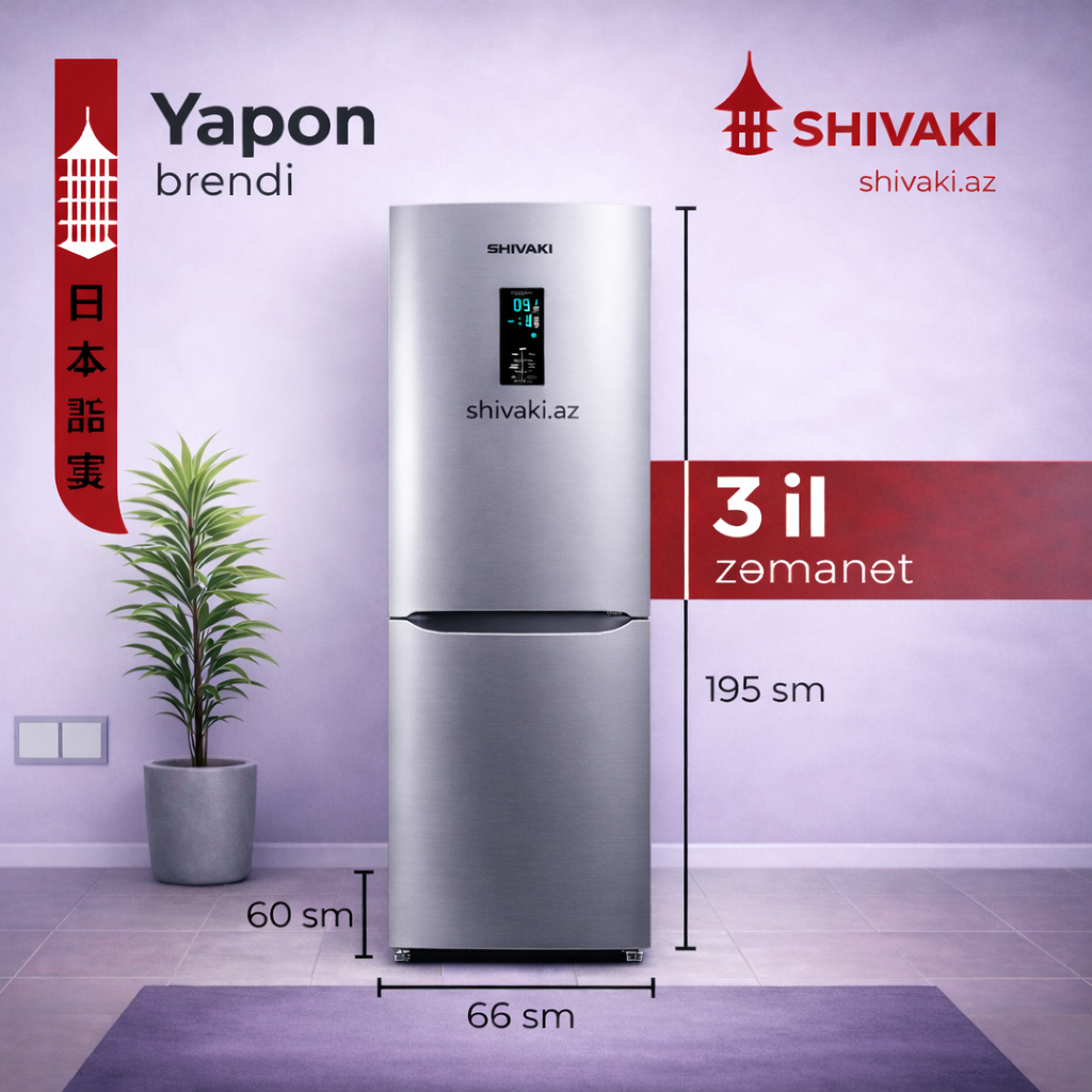 Soyuducu Shivaki HD455-RWENE nofrost