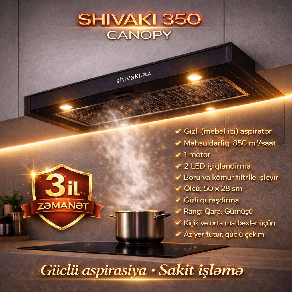 Aspirator Shivaki 350 CANOPY
