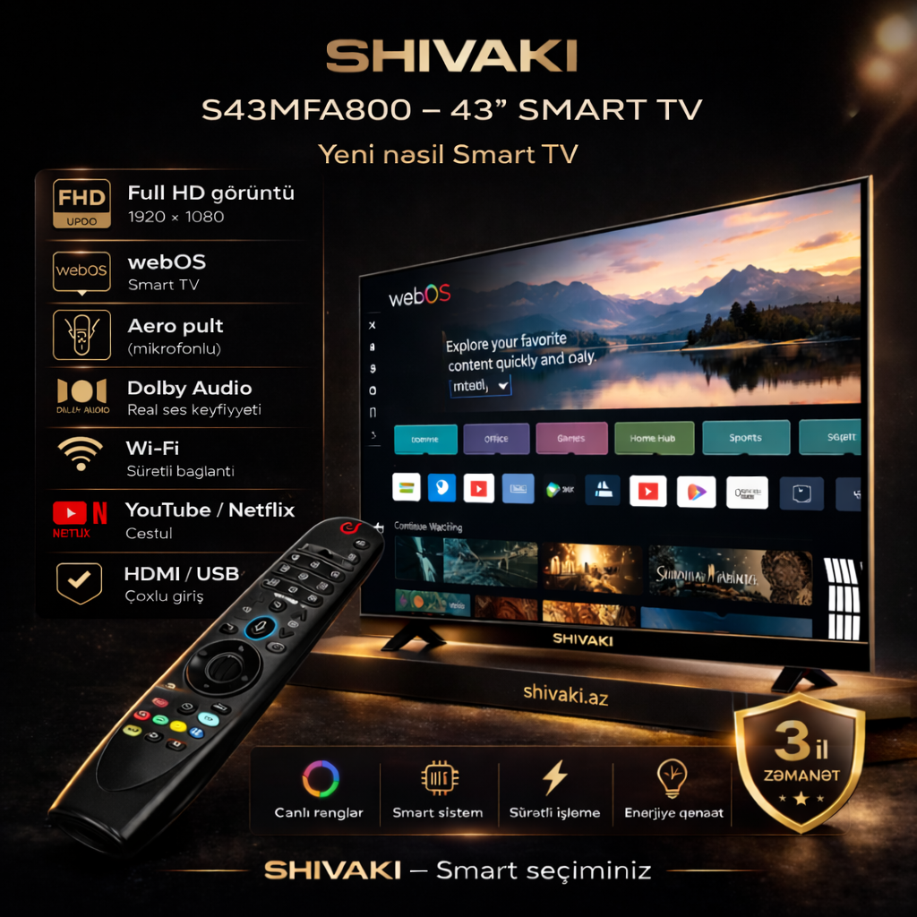 Shivaki S43MFA800